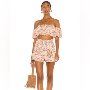 MINKPINK Peach Matching Set